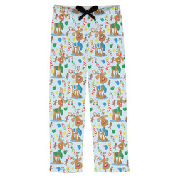 Reindeer Mens Pajama Pants - XS