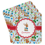 Reindeer Paper Coasters w/ Name or Text