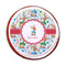 Reindeer Printed Icing Circle - Medium - On Cookie