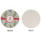 Reindeer Round Linen Placemats - APPROVAL (single sided)