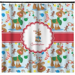 Reindeer Shower Curtain - Custom Size (Personalized)