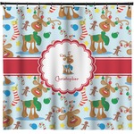 Reindeer Shower Curtain (Personalized)