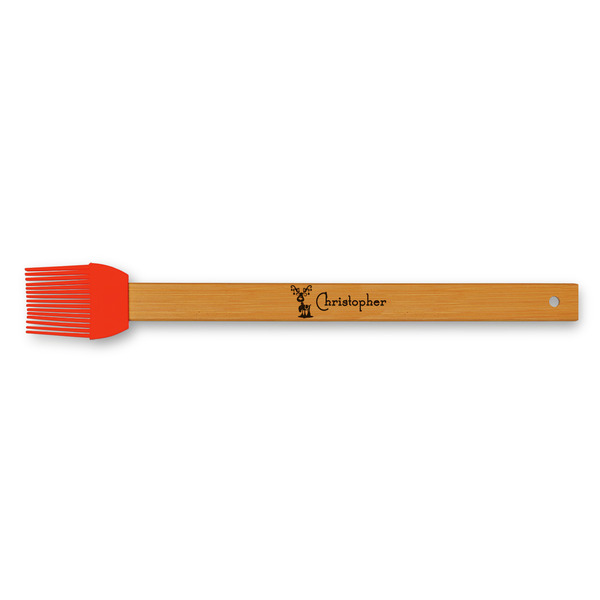 Custom Reindeer Silicone Brush - Red (Personalized)