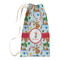 Reindeer Small Laundry Bag - Front View