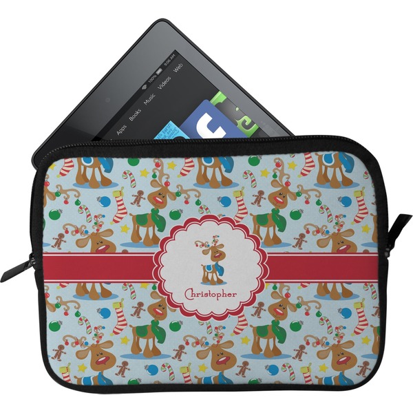 Custom Reindeer Tablet Case / Sleeve (Personalized)