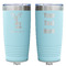 Reindeer Teal Polar Camel Tumbler - 20oz -Double Sided - Approval