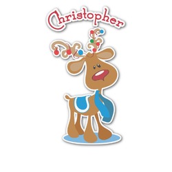 Reindeer Graphic Decal - XLarge (Personalized)