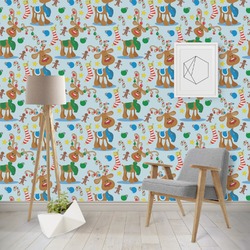 Reindeer Wallpaper & Surface Covering (Peel & Stick - Repositionable)