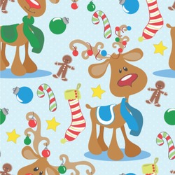 Reindeer Wallpaper & Surface Covering (Peel & Stick 24"x 24" Sample)