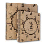 Reindeer Wood 3-Ring Binder (Personalized)