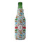 Reindeer Zipper Bottle Cooler - FRONT (bottle)