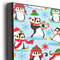 Christmas Penguins 11x14 Wood Print - Closeup