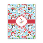 Christmas Penguins Wood Print - 11x14 (Personalized)