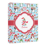 Christmas Penguins Canvas Print - 16x20 (Personalized)