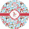 Christmas Penguins 2" Multipurpose Round Labels - Single Sticker