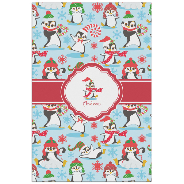 Custom Christmas Penguins Poster - Matte - 24x36 (Personalized)