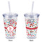 Christmas Penguins Acrylic Tumbler - Full Print - Approval