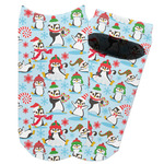 Christmas Penguins Adult Ankle Socks