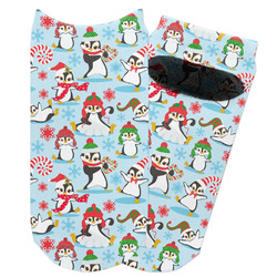 Christmas Penguins Adult Ankle Socks