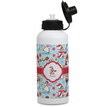 Christmas Penguins Water Bottles - Aluminum - 20 oz - White (Personalized)