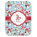 Christmas Penguins Baby Swaddling Blanket (Personalized)