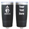 Christmas Penguins Black Polar Camel Tumbler - 20oz - Double Sided  - Approval