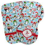 Christmas Penguins Burp Cloth (Personalized)