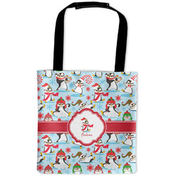 Christmas Penguins Auto Back Seat Organizer Bag (Personalized)