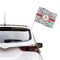 Christmas Penguins Car Flag - Large - LIFESTYLE