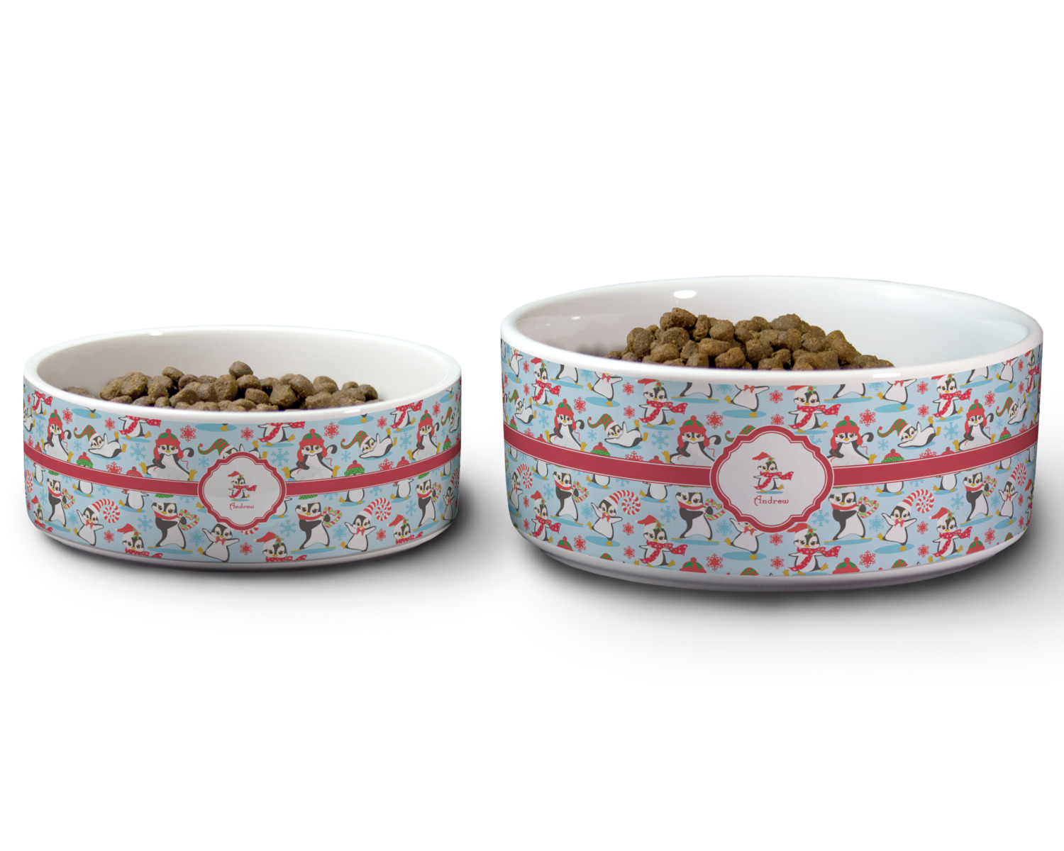 Christmas dog discount food bowls