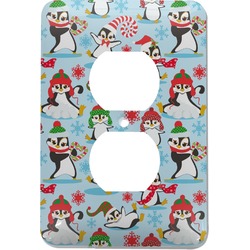 Christmas Penguins Electric Outlet Plate