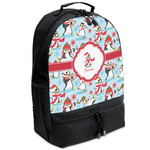 Christmas Penguins Backpacks - Black (Personalized)