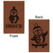 Christmas Penguins Leatherette Sketchbooks - Small - Double Sided - Front & Back View