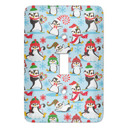 Christmas Penguins Light Switch Cover