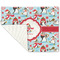 Christmas Penguins Linen Placemat - Folded Corner (single side)