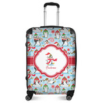 Christmas Penguins Suitcase - 24" Medium - Checked (Personalized)