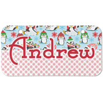 Christmas Penguins Mini/Bicycle License Plate (2 Holes) (Personalized)