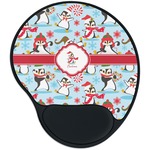 Christmas Penguins Mouse Pad with Wrist Support