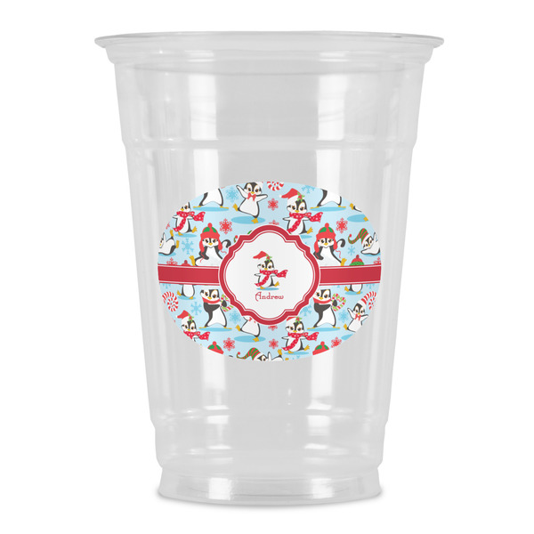 Custom Christmas Penguins Party Cups - 16oz (Personalized)