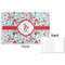 Christmas Penguins Disposable Paper Placemat - Front & Back