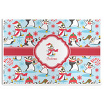 Christmas Penguins Disposable Paper Placemats (Personalized)