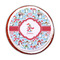 Christmas Penguins Printed Icing Circle - Medium - On Cookie