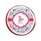 Christmas Penguins Printed Icing Circle - Small - On Cookie