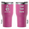 Christmas Penguins RTIC Tumbler - Magenta - Double Sided - Front & Back