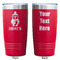 Christmas Penguins Red Polar Camel Tumbler - 20oz - Double Sided - Approval