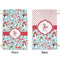 Christmas Penguins Small Laundry Bag - Front & Back View