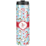 Christmas Penguins Stainless Steel Skinny Tumbler - 20 oz (Personalized)