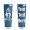 Christmas Penguins Steel Blue RTIC Everyday Tumbler - 28 oz. - Front and Back