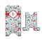 Christmas Penguins Stylized Phone Stand - Front & Back - Large