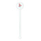 Christmas Penguins White Plastic 5.5" Stir Stick - Round - Single Stick